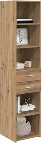 vidaXL Highboard Artisan Oak 40 x 42,5 x 185 εκ. Επεξεργασμένο ξύλο