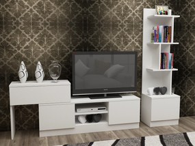 Σύνθεση Τηλεόρασης Team - Χρώμα Λευκό - 120x29,5x38εκ