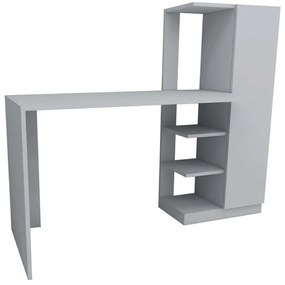 Γραφείο Με Βιβλιοθήκη Yagiz 550ARN1139 120x55x120cm White
