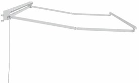 vidaXL Σκελετός Τέντας Λευκό 4 x 2 m