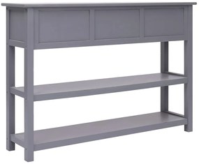 vidaXL Ντουλάπι Γκρι 108 x 30 x 76 εκ. από Μασίφ Ξύλο Παυλώνιας