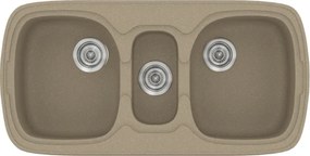 Sanitec Classic 303 (96×51) - Γρανιτένιος νεροχύτης - Granite Taupe