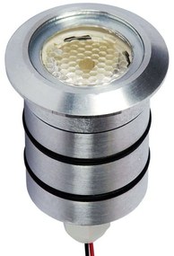 Φωτιστικό Δαπέδου Χωνευτό VK/01054/MC Φ5x5,5cm 1xGU10 35W IP65 Nickel VKLed