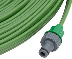 vidaXL Λάστιχο Ψεκασμού 3 Σωλήνων Πράσινο 7,5 μ. από PVC