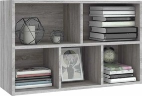 vidaXL Βιβλιοθήκη/Βοηθητικό Ντουλάπι Γκρι Sonoma 50x25x80 εκ Επεξ Ξύλο