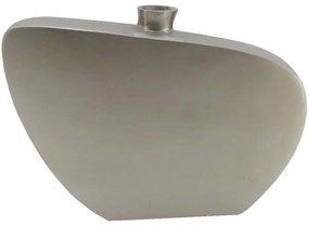 Βάζο Omnia 029042 29x5x21cm Champagne Αλουμίνιο