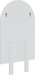 vidaxl Καθρέφτης FAUSKE Λευκό 43 x 3,5 x 77 εκ.
