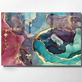 Πίνακας Γυάλινος 698GLS1419 70x50cm Multi Wallity Οριζόντιοι Γυαλί
