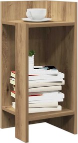 vidaXL Τραπεζάκι με ράφι Αρτισιανή Δρυς 25,5x27x60 εκ.