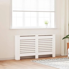 vidaXL Κάλυμμα Καλοριφέρ Λευκό 152 x 19 x 81,5 εκ. από MDF