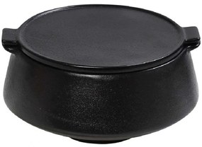 Βάζο Γενικής Χρήσης Mianmar GMT202 15,5x13,2x8cm Black Espiel Clay