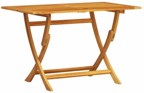 vidaXL Σέτ φαγητού για κήπο 5 pcs Καφέ Μασίφ ξύλο ακακίας