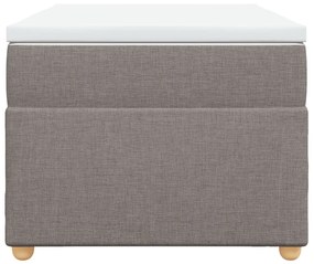 ΚΡΕΒΑΤΙ BOXSPRING ΜΕ ΣΤΡΩΜΑ TAUPE 90X200 ΕΚ. ΥΦΑΣΜΑΤΙΝΟ 3285349