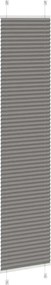 vidaXL Πλισέ περσίδα Ανθρακί 40x200 cm Πλάτος υφάσματος 39,4 cm
