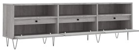 vidaXL Έπιπλο Τηλεόρασης Γκρι Sonoma 150x30x44,5 εκ. από Επεξεργ. Ξύλο
