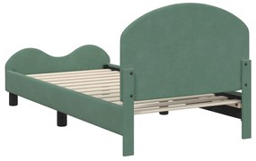 vidaXL Κρεβάτι Παιδικής Κρεβατοκάμαρας με Κεφαλάκι Θαλασσί 80 x 160 cm