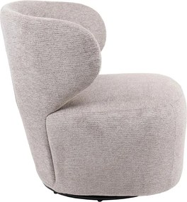 Πολυθρόνα Marelia περιστρεφόμενη λαδί ύφασμα 73x76x76εκ 73x76x76 εκ.