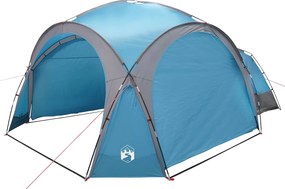 vidaXL Πορτοκαλί Σκηνή Μπλε 410 x 410 x 250 εκ Πολυεστέρας και Χάλυβας