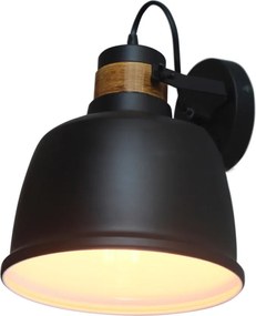 Απλίκα Τοίχου Aca Ernest KS2126BW Black Matt