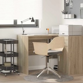 vidaXL Γραφείο με ράφι Δρύς Sonoma 102 x 50 x 75 εκ Επεξεργασμένο ξύλο
