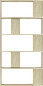 vidaXL Βιβλιοθήκη/Διαχωριστικό Sonoma Δρυς 80x24x159 εκ. Επεξ. Ξύλο