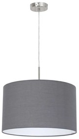 Φωτιστικό Οροφής Pasteri 31573 Grey Eglo Metal, Fabric