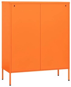 Ντουλάπι Αποθήκευσης Πορτοκαλί 80 x 35 x 101,5 εκ. από Ατσάλι - Πορτοκαλί