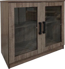 Παπουτσοθήκη-ντουλάπι Sapato pakoworld σε oak απόχρωση 80x40x80εκ