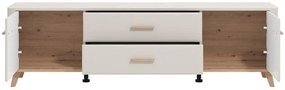 Έπιπλο τηλεόρασης DARWEN 180 3K2F2V Cashmere - Artisan Oak 180x40x53εκ. 180x40x53 εκ.