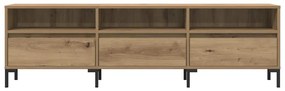 vidaXL Έπιπλο Τηλεόρασης τεχνίτης Δρυς 150x30x44,5 εκ