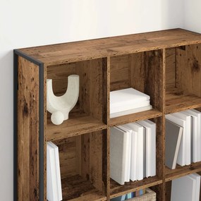 VidaXL Βιβλιοθήκη Παλαιωμένο ξύλο 99,5 x 30 x 108 cm
