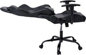 BF8350 Gaming Πολυθρόνα Γραφείου, Ανάκλιση Πλάτης έως 90°, Pu Μαύρο   1τμχ