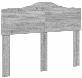 vidaXL Κεφαλάρι Γκρίζο Σονομα 120 cm Επεξεργασμένο ξύλο