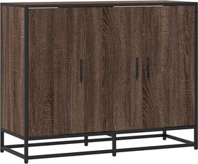 vidaXL Sideboard καφέ δρυς 94x35x76 cm Κατασκευασμένο ξύλο
