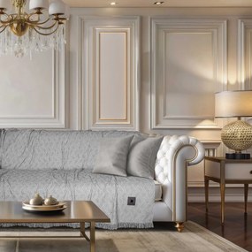 Ριχτάρι Chenille Διθέσιος 180x250εκ. Essential 3950 Grey Greenwich Polo Club