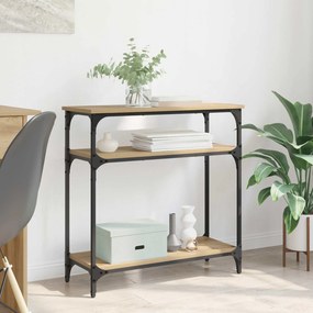 vidaXL Τραπέζι κονσόλας Artisan Oak 75 x 29 x 75 εκ Επεξεργασμένο Ξύλο