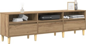 vidaXL Ντουλάπι TV 150 x 30 x 45 εκ Artisan Oak Επεξεργασμένο Ξύλο