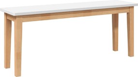 Πάγκος vidaXL 110 cm μασίφ ξύλο καουτσούκ