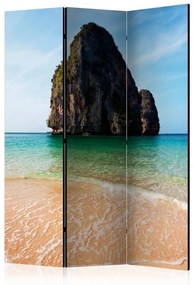 Διαχωριστικό με 3 τμήματα - Rock formation by shoreline, Andaman Sea, Thailand [Room Dividers]