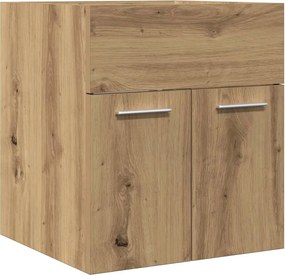 vidaXL Ντουλάπι νιπτήρα μπάνιου Δρυς τεχνίτης 41x38,5x46 cm