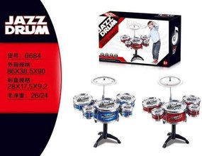 Παιδικό σετ Drums - 6684 - 233051 - Red