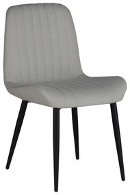 Intrahome Καρέκλα Versa Intrahome εκρού ύφασμα-πόδι μαύρο μέταλλο 54x63.5x84εκ | SKU: INTRAPA-431111134