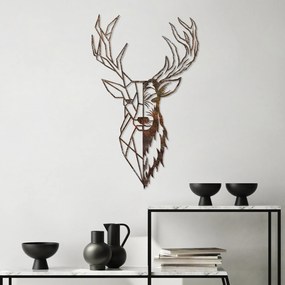 Decorative Metal Wall Accessory Rusty Deer 3 Antiquation