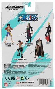 Εικόνες σε δράση One Piece Bandai Anime Heroes: Shanks 17 cm