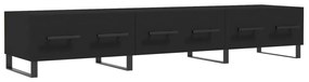 vidaXL Έπιπλο Τηλεόρασης Μαύρο 150x36x30 εκ. από Επεξεργασμένο Ξύλο