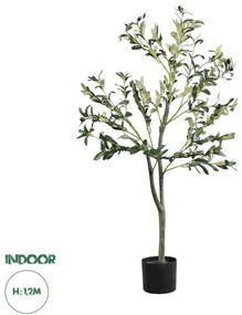 Artificial Garden OLIVE TREE 20053 Τεχνητό Διακοσμητικό Φυτό Ελιά Υ120cm  Globostar-20053-Πράσινο 20053