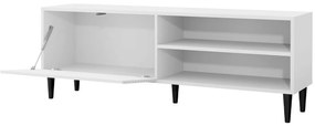 Τραπέζι Tv Comfivo H104, Άσπρο, 150x53x40cm, 24 kg | Epipla1.gr