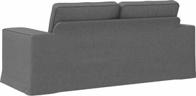 vidaXL Καναπές Σκούρο Γκρι 182 x 80 x 82 εκ ύφασμα