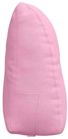 vidaXL Μαξιλάρι Πλάτης Ροζ 60 x 24 x 50 εκ ύφασμα