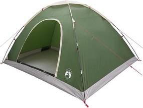 vidaXL Σκηνή Camping 6 ατόμων Πράσινο 185T Πολυεστέρας με επικάλυψη PU